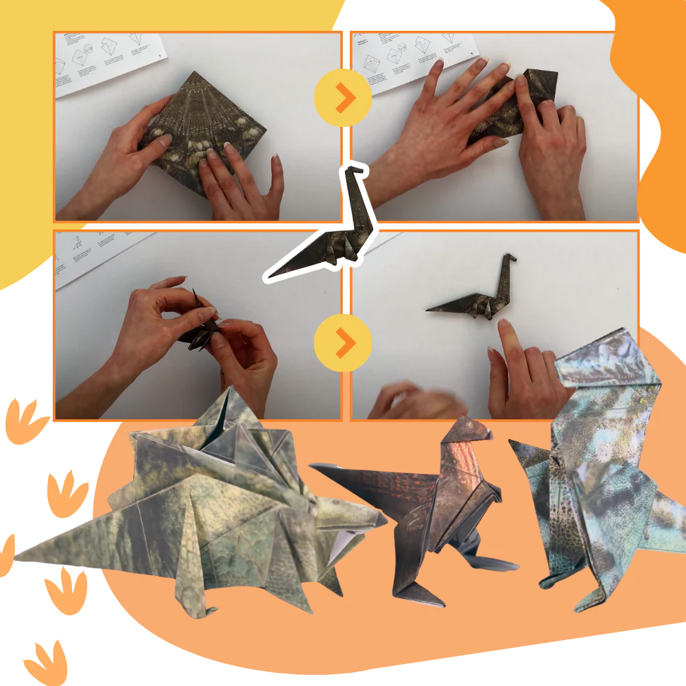 Papier origami 3D d'animaux – Image 5