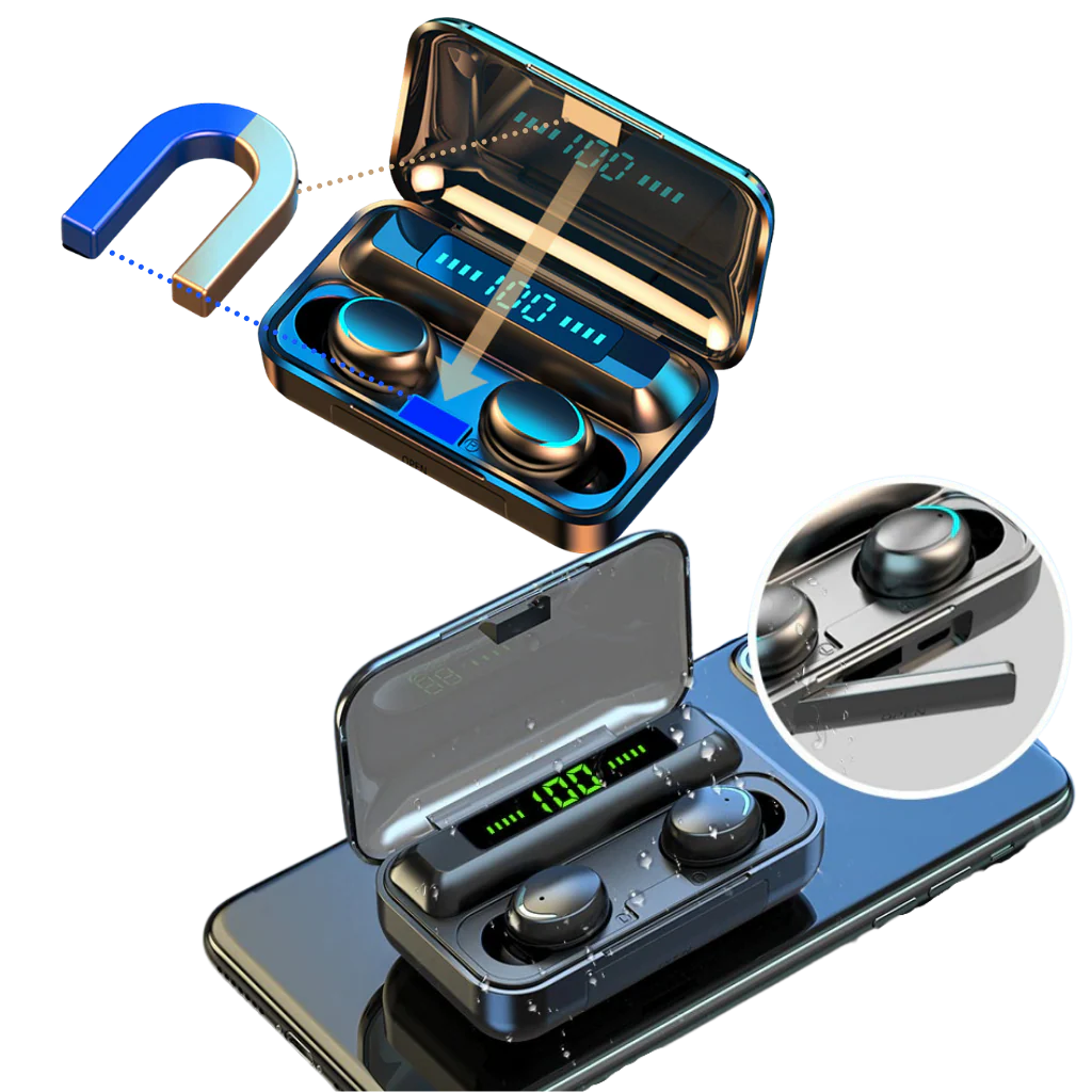 Écouteurs Bluetooth avec boîtier de chargement – Image 4