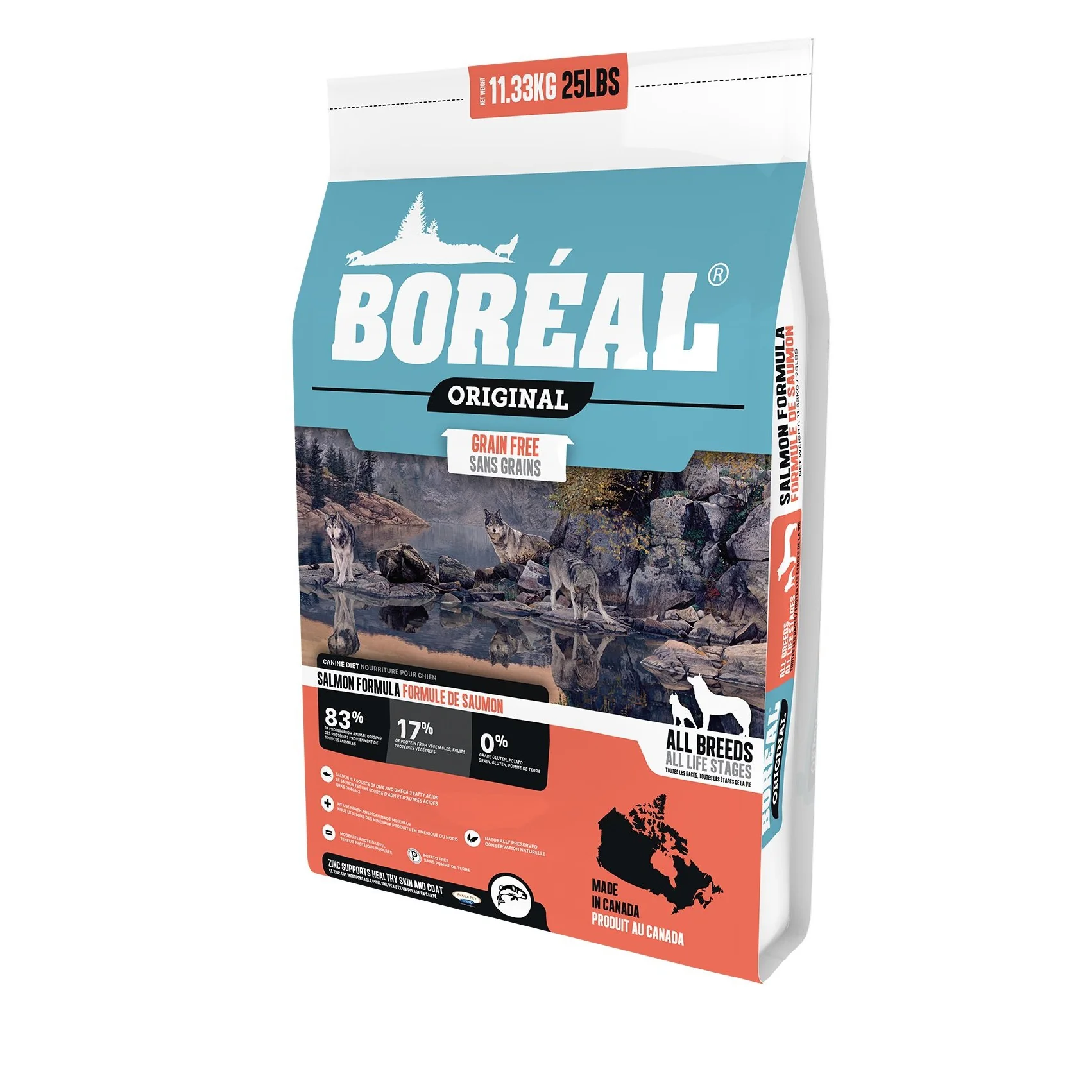 Boréal Original - Nourriture au Saumon Sans Grains pour Toutes Étapes de Vie – Image 2