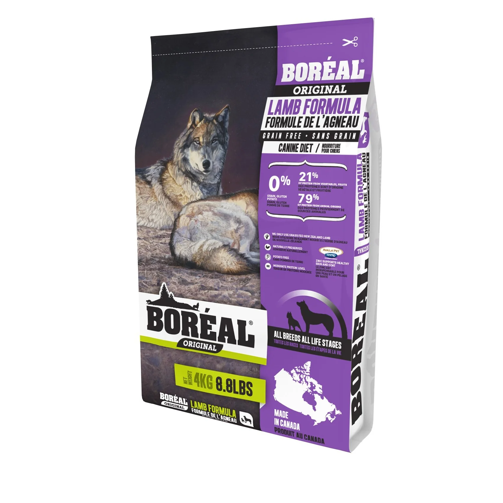 Boréal Original - Nourriture à l'Agneau Sans Grains pour Toutes Étapes de Vie