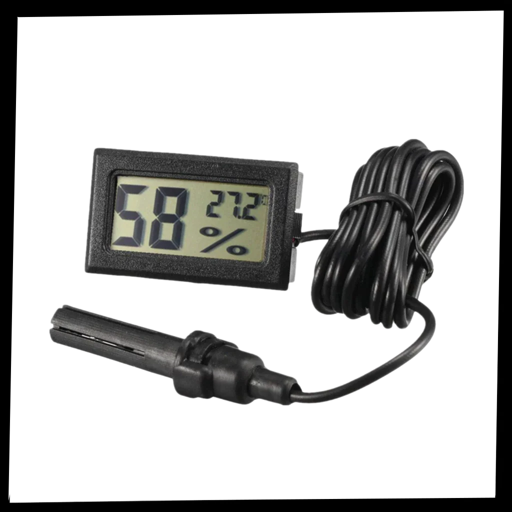 Mini thermomètre hygromètre digital LCD – Image 9