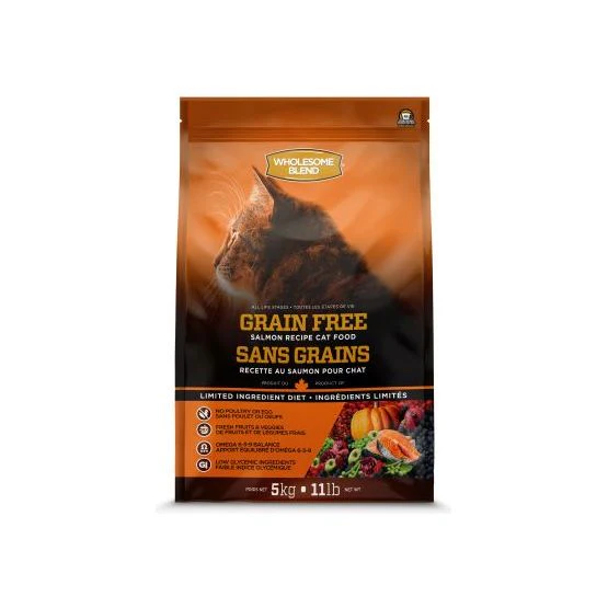 Wholesome Blend - Nourriture pour Chats Toutes Étapes de Vie au Saumon Sans Grains – Image 2