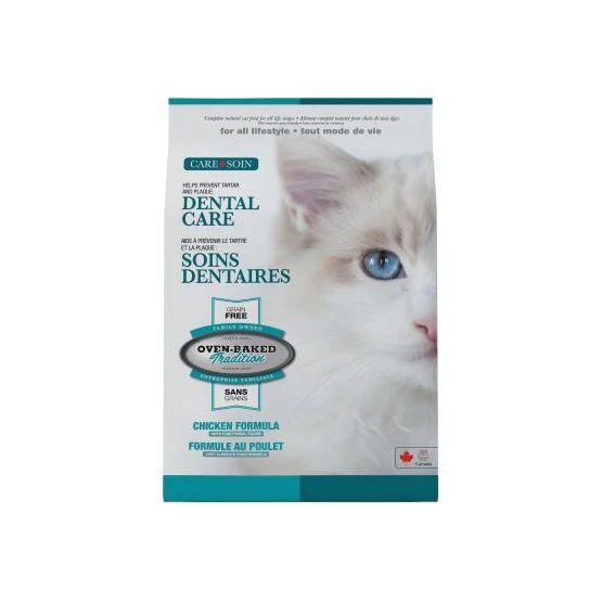 Oven-Baked Tradition - Nourriture pour Chats Soins Dentaires au Poulet Sans Grains