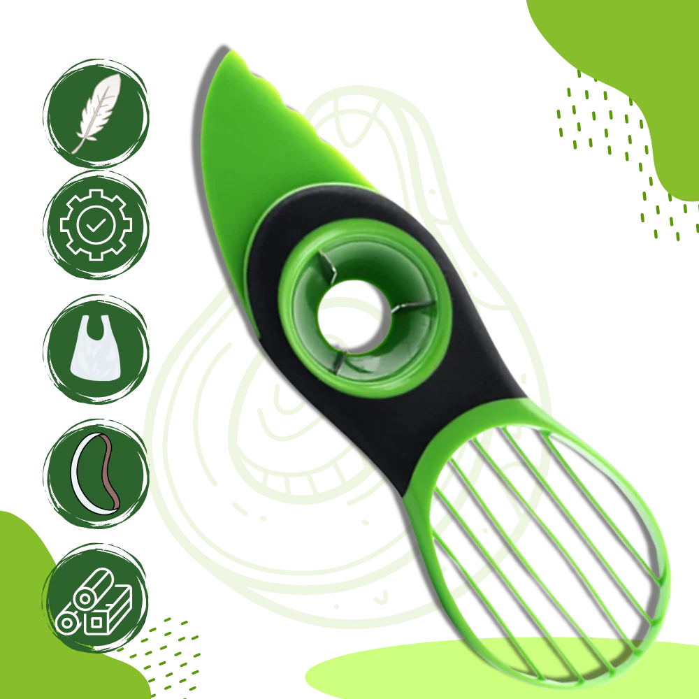 Outil ergonomique multifonctionnel pour couper les avocats – Image 4