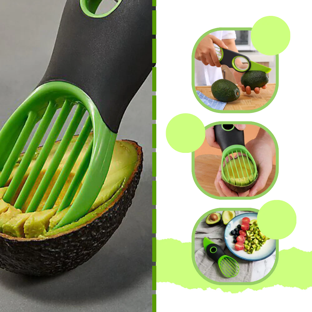 Outil ergonomique multifonctionnel pour couper les avocats – Image 3