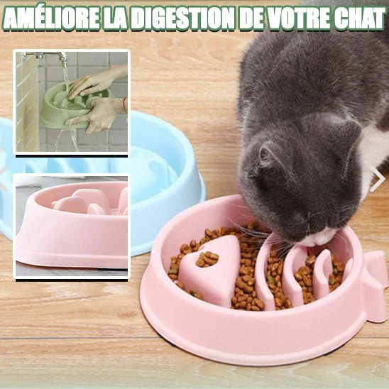 Gamelle pour chat Anti étouffement-slowmealbowl™ – Image 5
