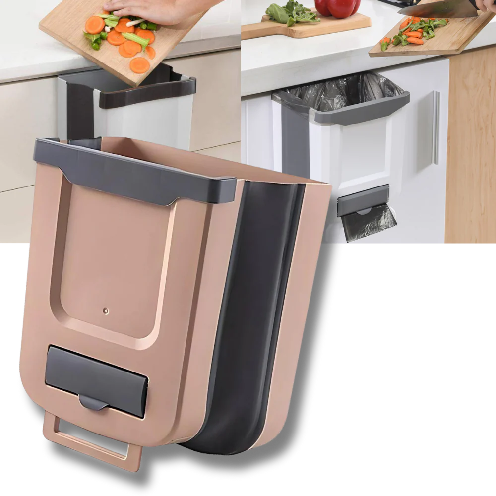 Poubelle pliable de grande capacité