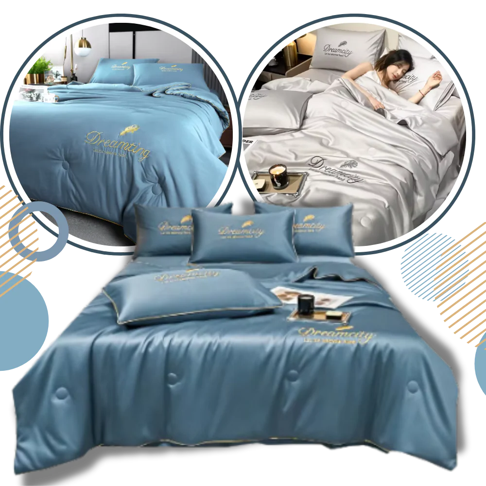Housse de couette en soie glacée douce – Image 7