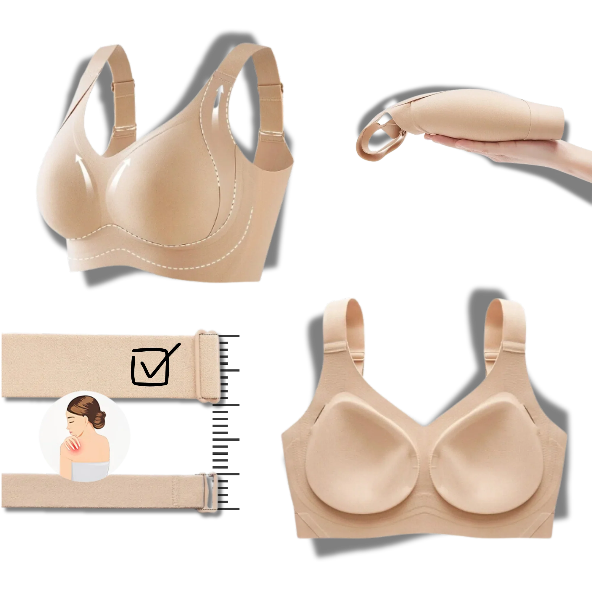 Soutien-gorge respirant sans couture – Image 4