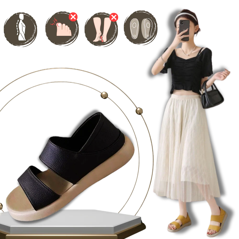 Sandales orthopédiques antidérapantes et élégantes – Image 3
